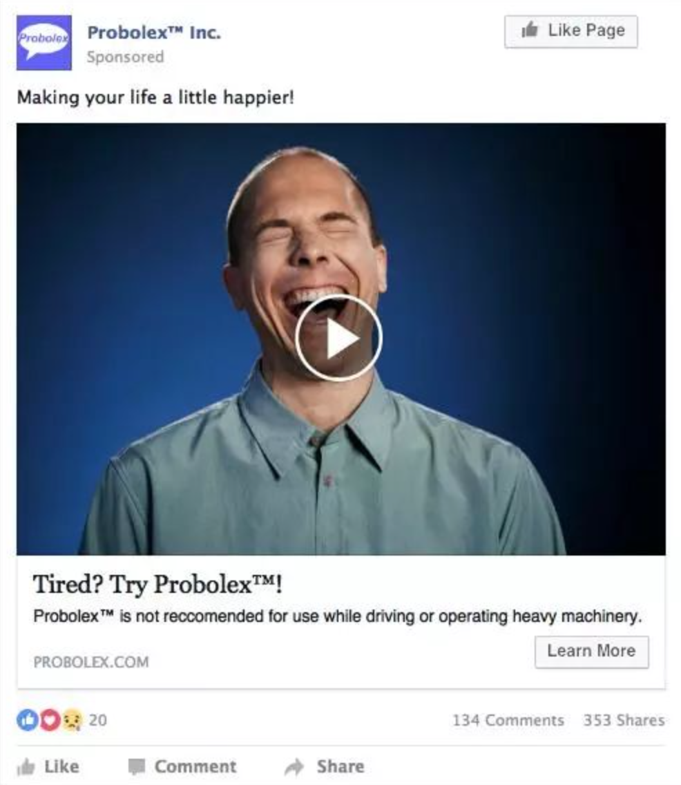 Facebook视频广告 维；ザ